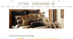 Desktop Screenshot of cottagesurroundings.com